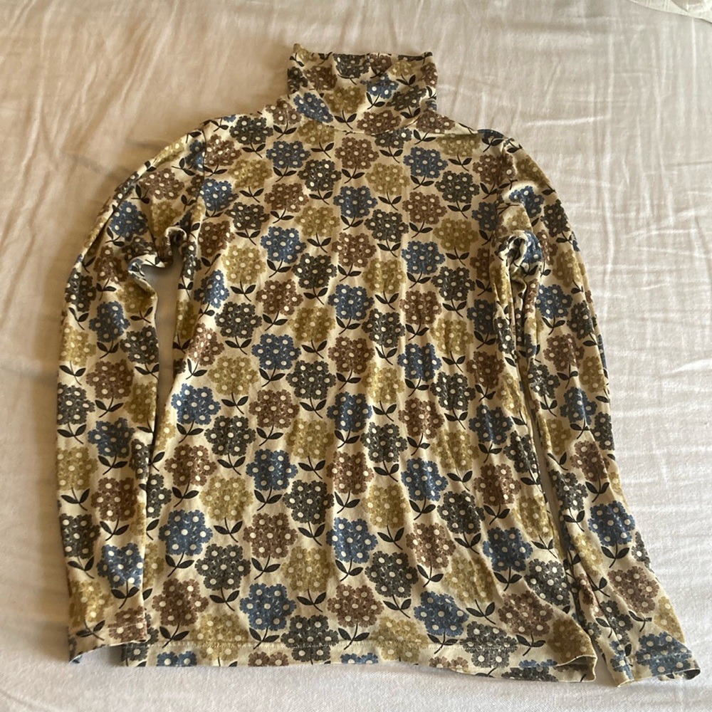 uniqlo x orla kiely turtleneck heattech shirt